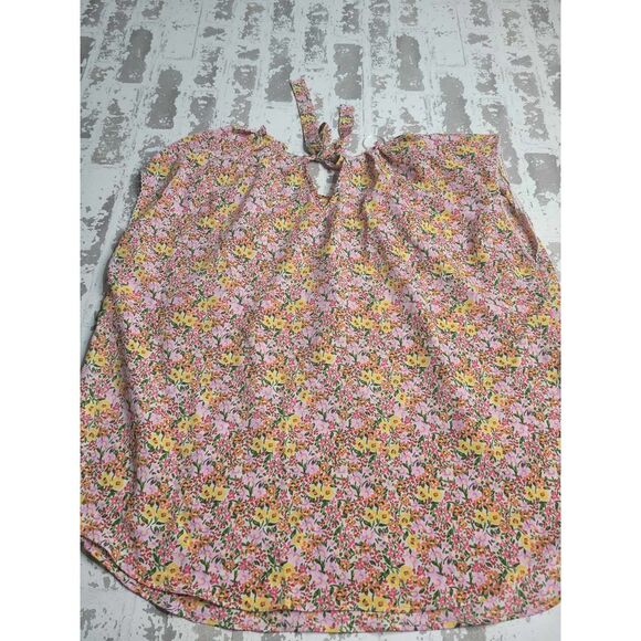 3322 Lauren Conrad‎ Floral SS Blouse Women's 2XL - Picture 2 of 7